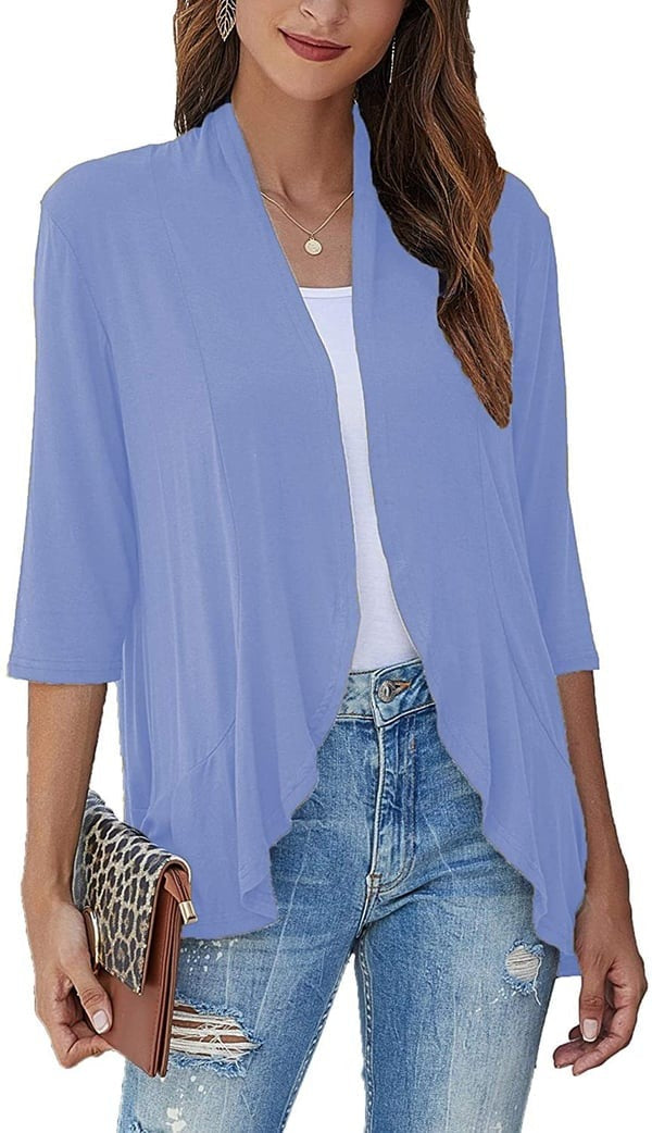 W&W Mode | Elegantes Offenes Front Damenjacke