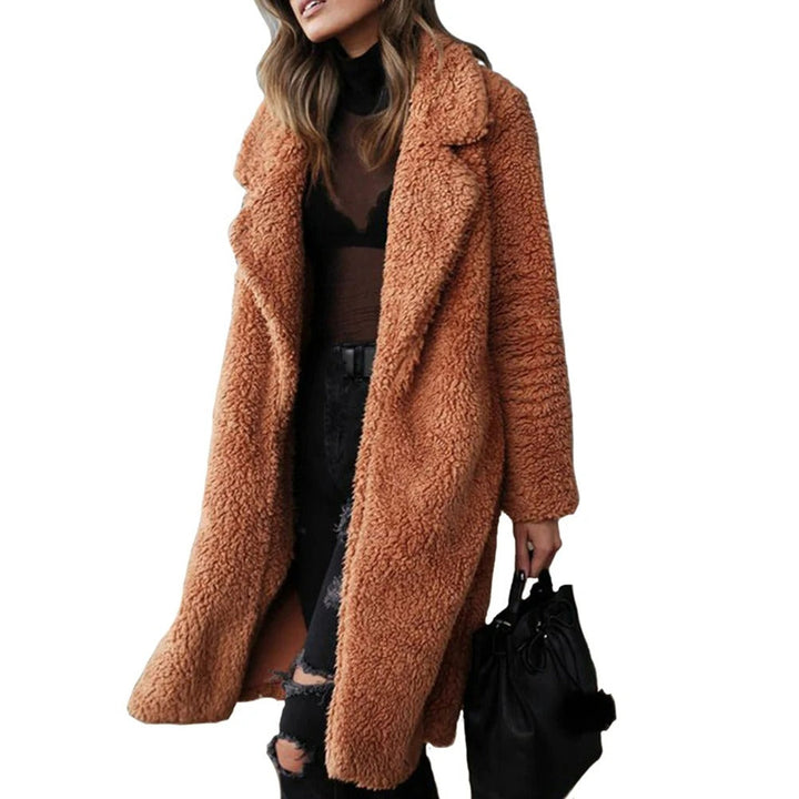 W&W Mode | Elegante Plüsch Winterjacke für Damen