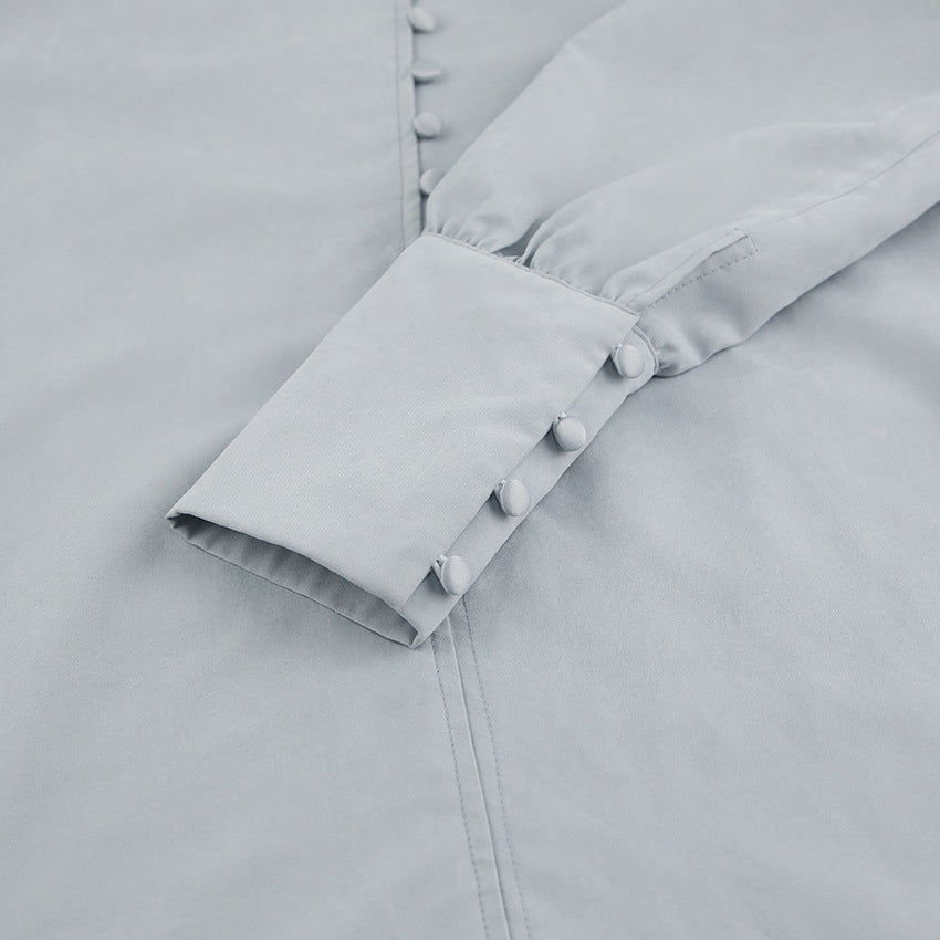 W&W Mode | Viktorianisch inspirierte Bluse mit hohem Kragen