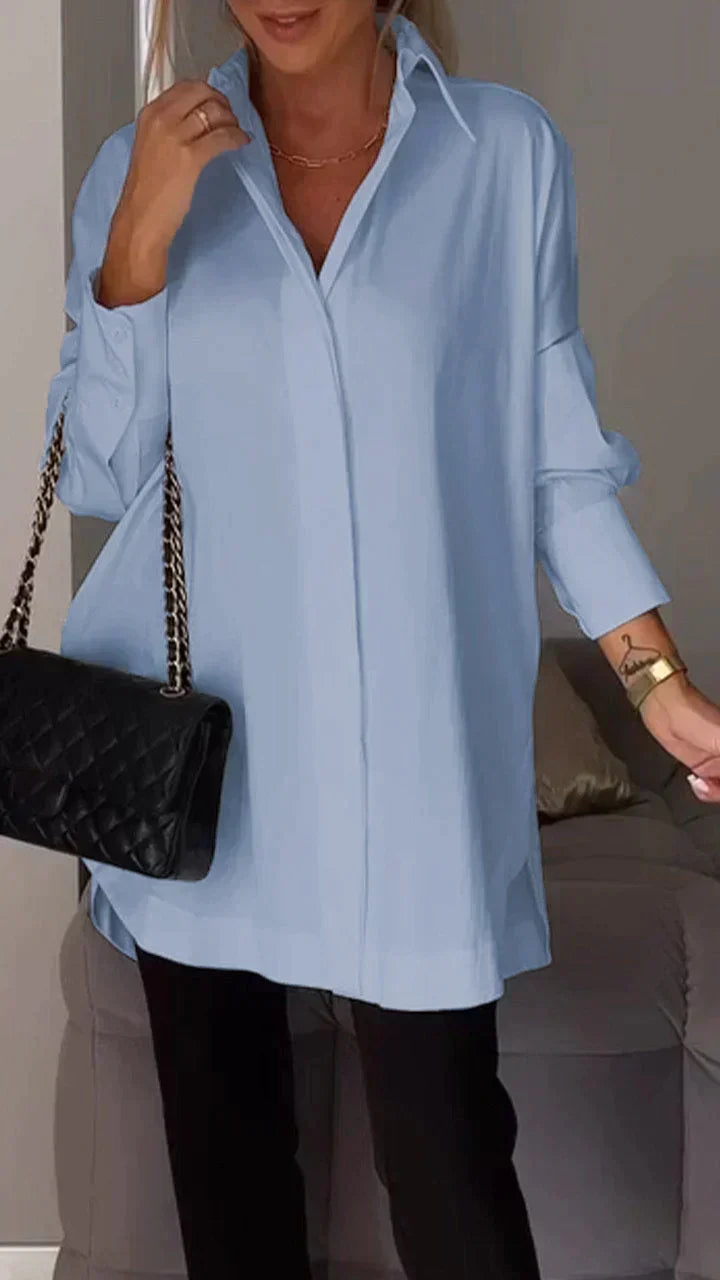 W&W Mode | Shirt mit weißem Kragen