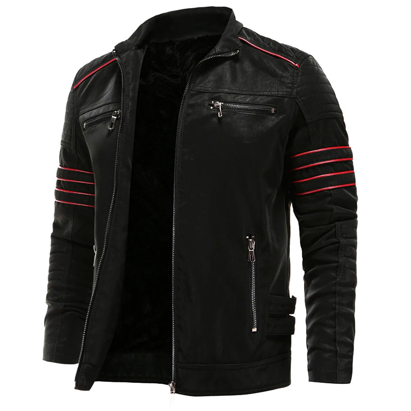 W&W Mode Outwear Wolverine Hochwertige Lederjacke