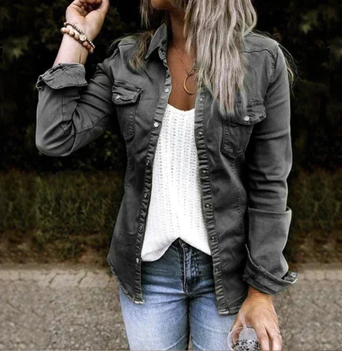 W&W Mode - Lässige Denim-Softjacke