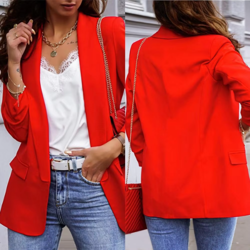 W&W Mode | Stilvolle Damen Blazer mit Einzelknopfverschluss Ideal für Die Arbeit