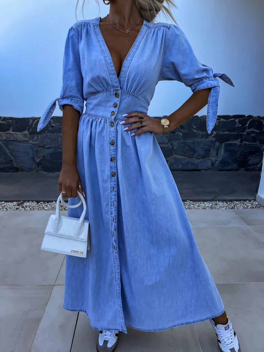 W&W Mode | Modernes Denimkleid