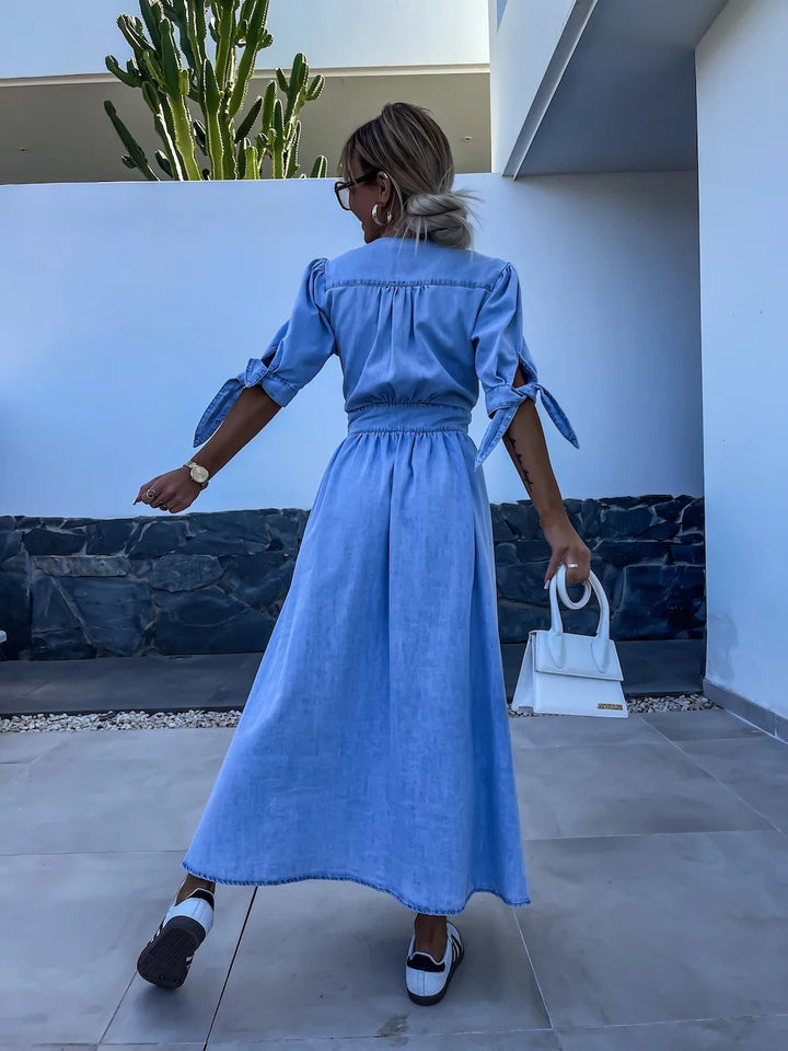 W&W Mode | Modernes Denimkleid