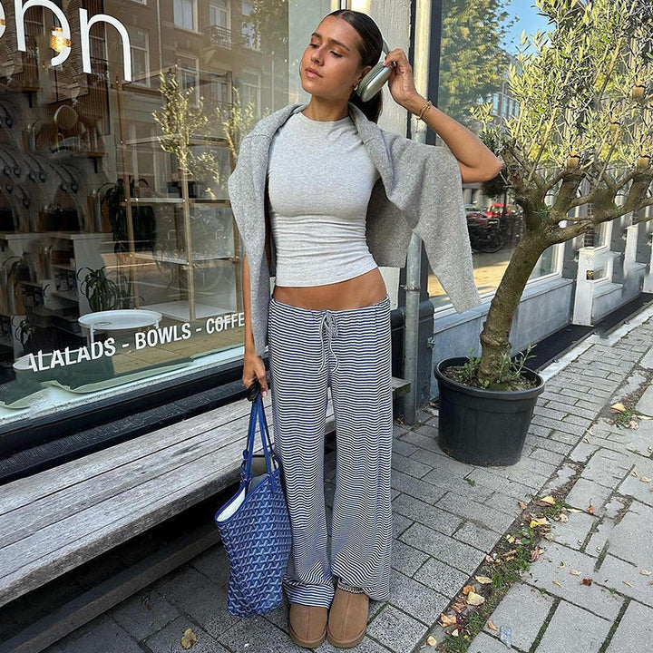 W&W Mode | Coole Gestreifte Hose Für Einen Frischen Look