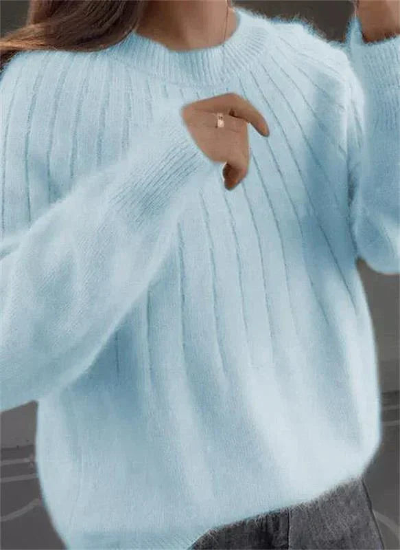 W&W Mode | Weicher Kaschmir-Strickpullover