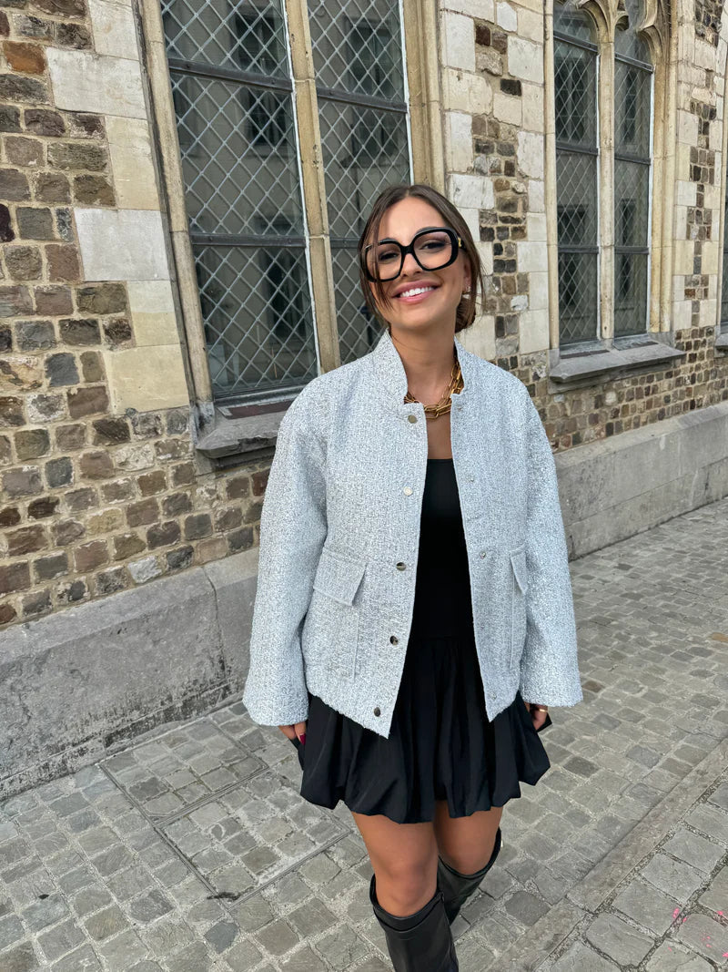 W&W Mode | Pailetten-Bomberjacke