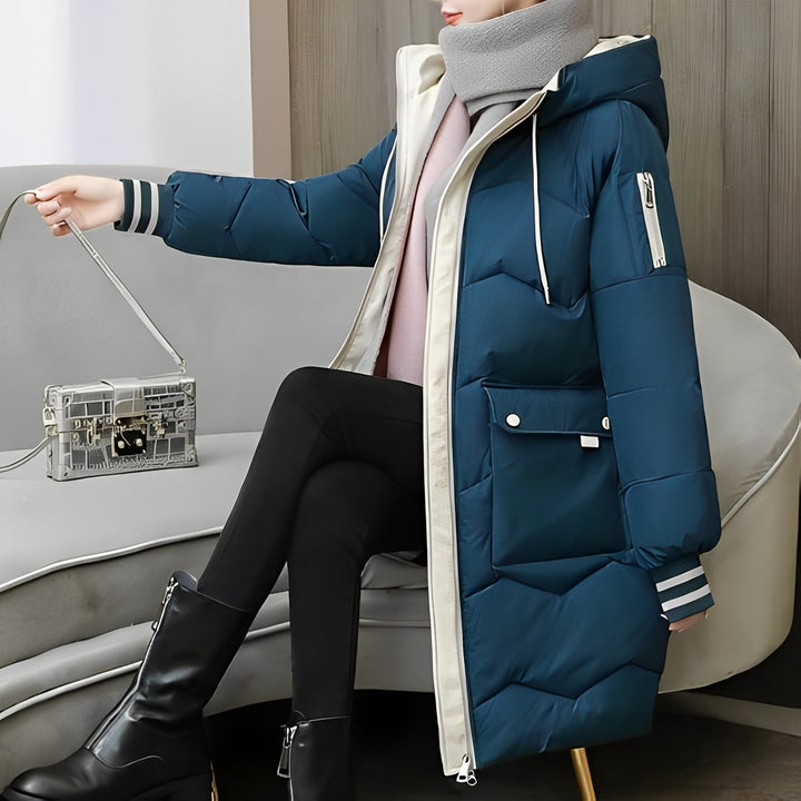 W&W Mode | Warmer Und Langer Wattierter Mantel