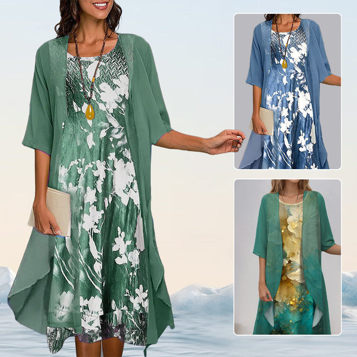 W&W Mode | Chic & Bequem Blusen Und Kleid Ensemble