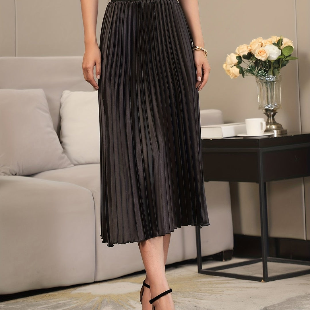 W&W Mode | Elegante A-linie Gefalteter Rock
