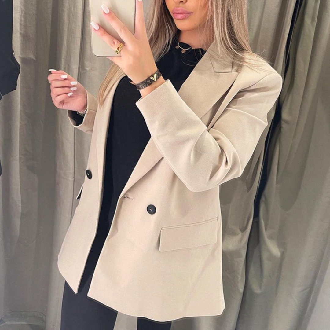 W&W Mode | Bequemer Trendiger Langer Blazer Für Den Herbst