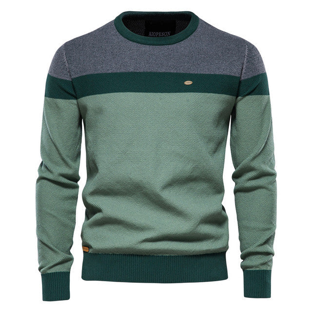 W&W Mode | Farbblock Sweatshirt Für Herren