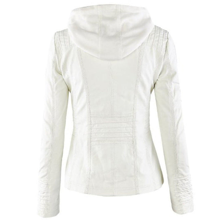 W&W Mode | Damen Lederjacke Mit Kapuze