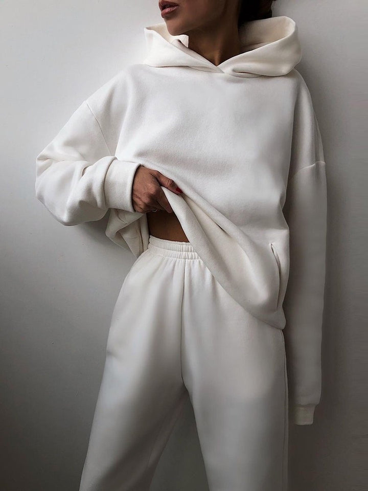 W&W Mode | teil Jogginganzug - Oversized Tracksuit mit Kapuze und Sweatpants