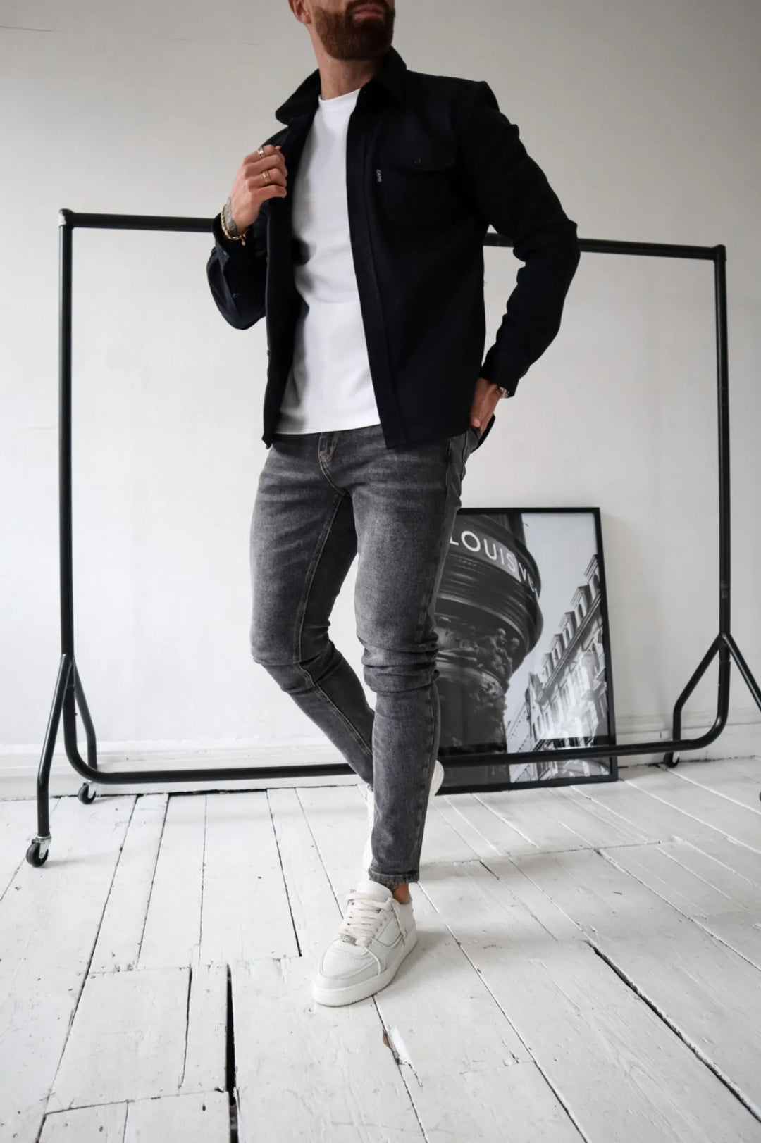 W&W Mode | Herrenjacke mit Kragen und Knopfleiste