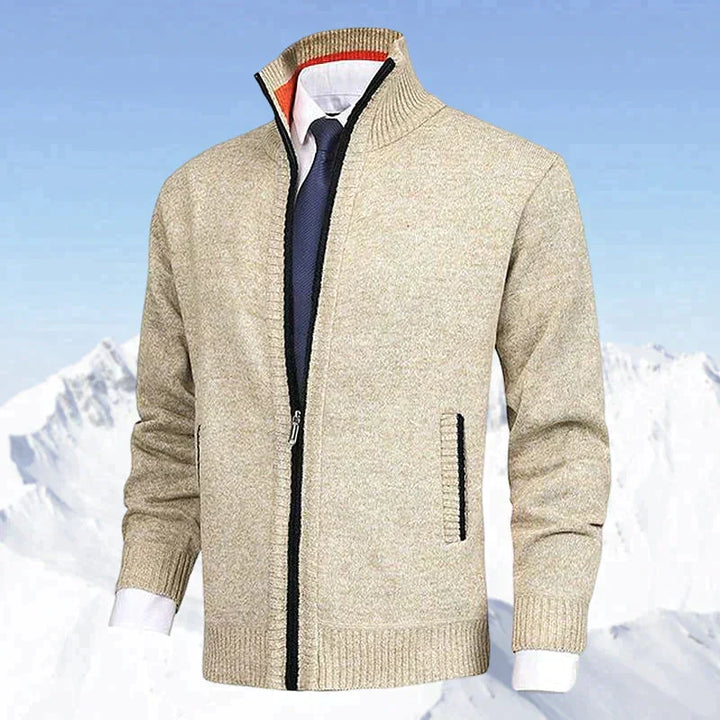 W&W Mode | Elegantes Herrenjackett mit Reißverschluss und Taschen