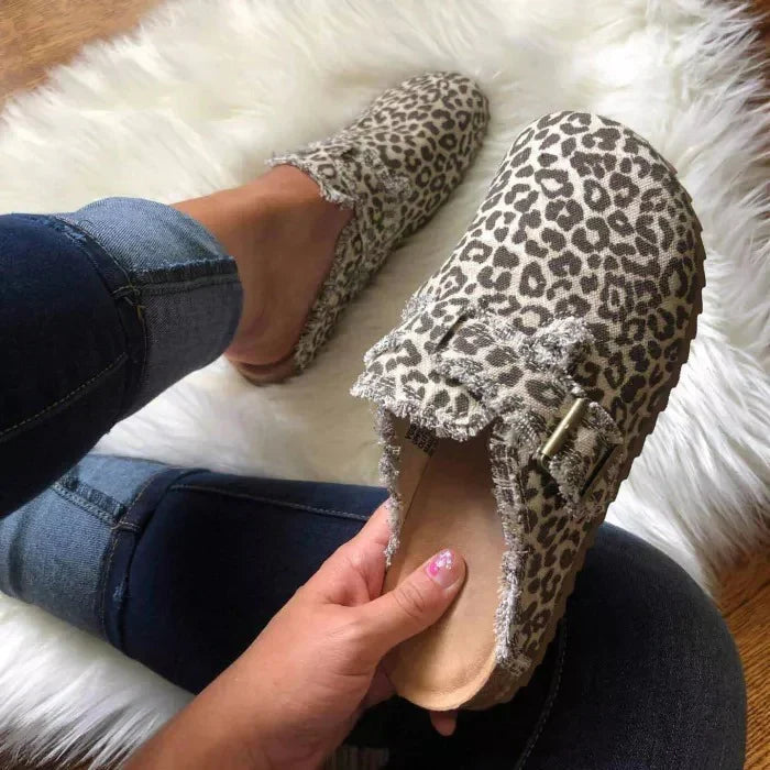 W&W Mode | Bequeme Rutschfest Wohnung Schnalle Schuhe