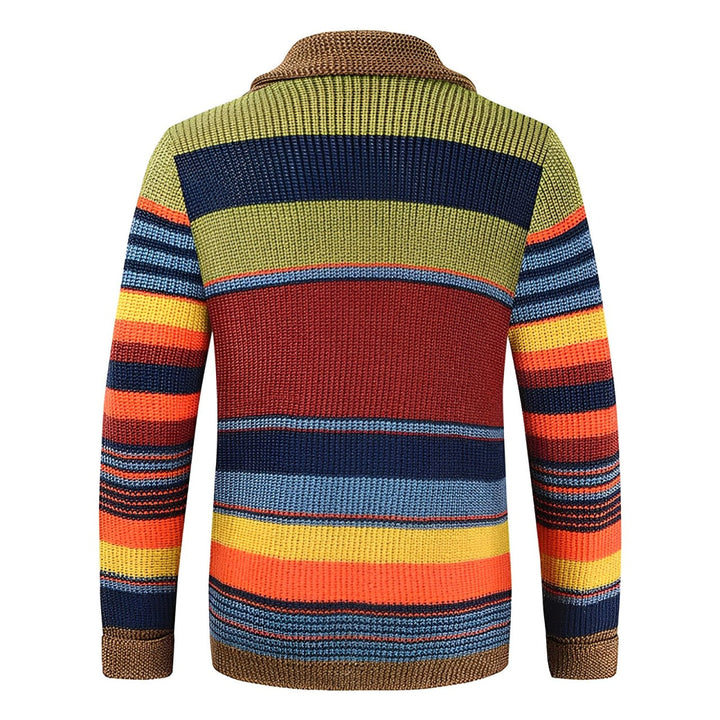 W&W Mode | Rollkragenpullover im Farbblockdesign