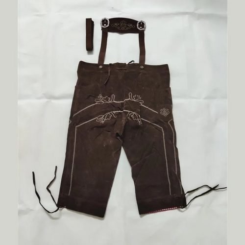 W&W Mode | Herren Lederhosen Kniehose Mit Trägern Bayerische Festkleidung