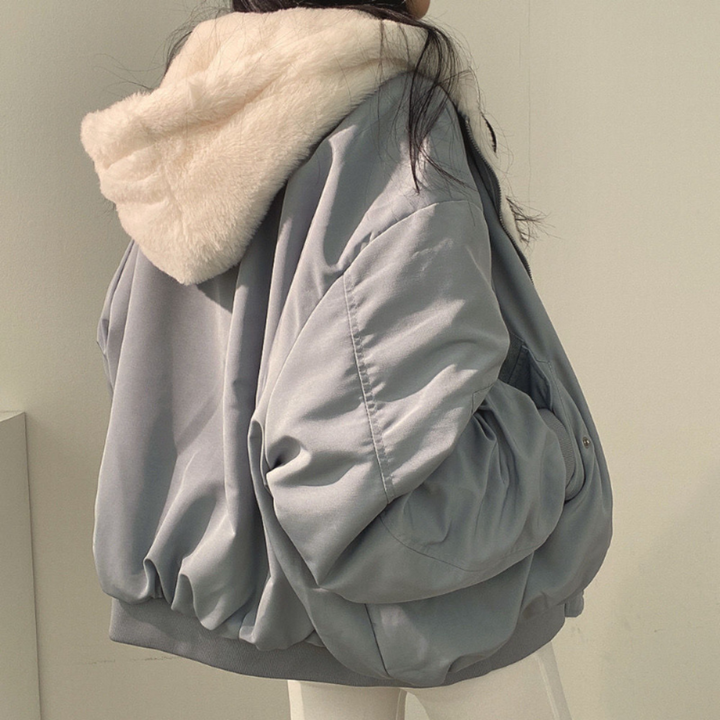 W&W Mode Wendejacke mit Kapuze für Frauen