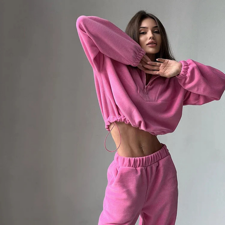 W&W Mode | Pullover mit Kragen für Frauen Warm