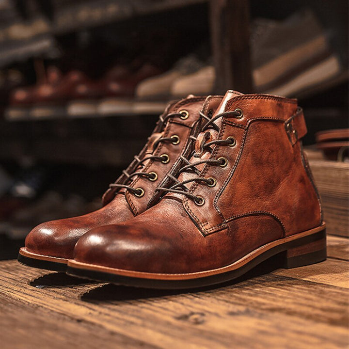 W&W Mode | Orthopädische Lederstiefel Für Männer