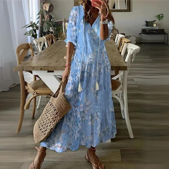 W&W Mode | Maxi Kleid Mit Blumenmuster