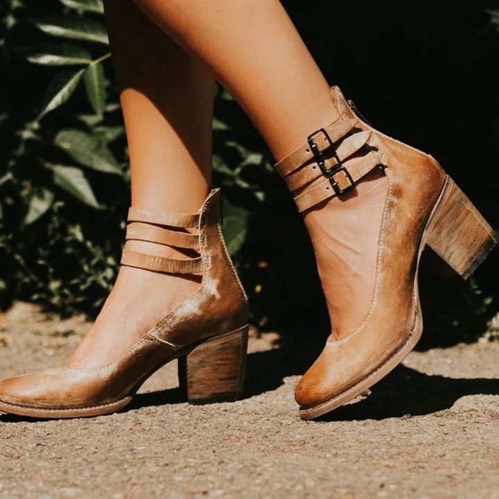 W&W Mode | Leder Stiefeletten