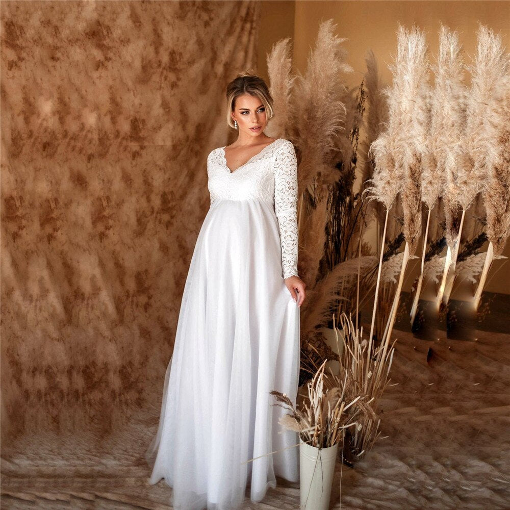 Elegantes Spitzen-Maxikleid für besondere Anlässe | W&W Mode