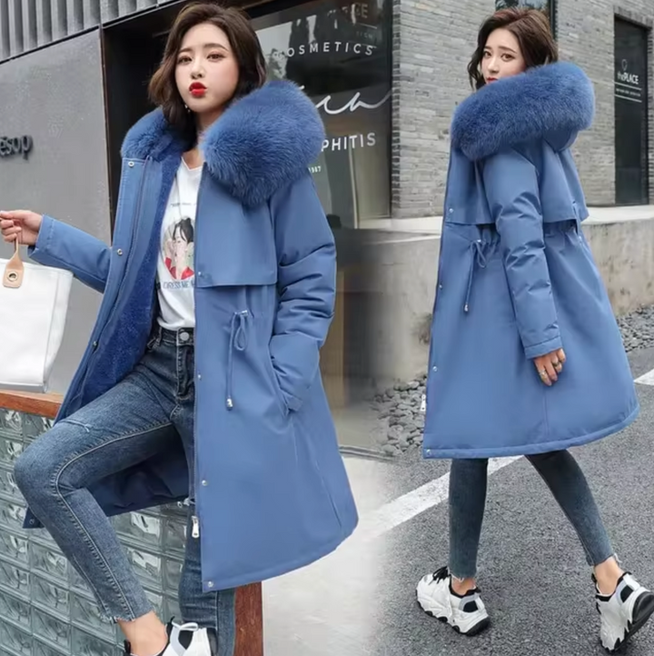 W&W Mode | Lange Wolljacke Mit Kapuze
