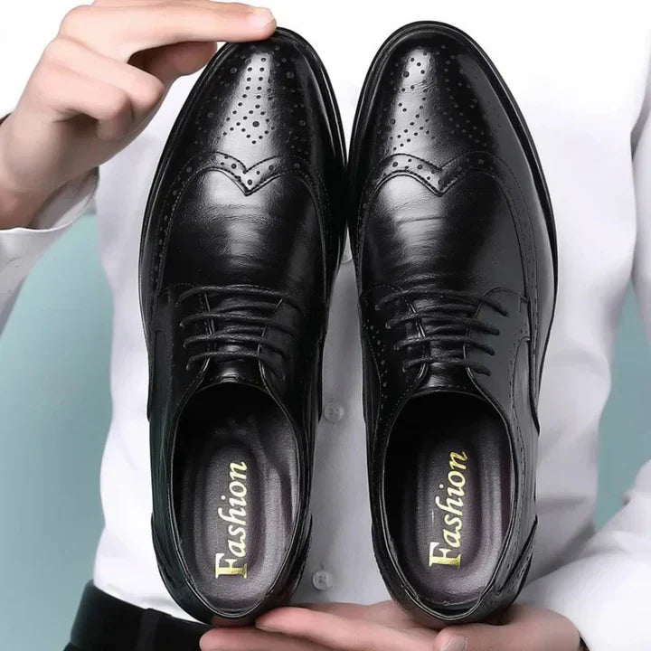 W&W Mode | Bequeme Oxford Herren Business Anzug Schuhe