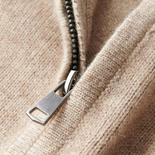 W&W Mode | Premium-Pullover mit Reißverschluss