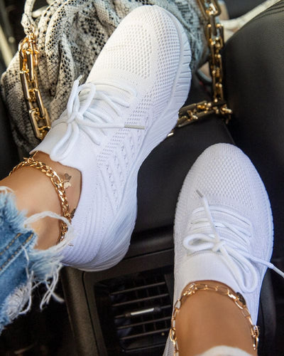 W&W Mode | Bunte Alltägliche Mesh Sneakers