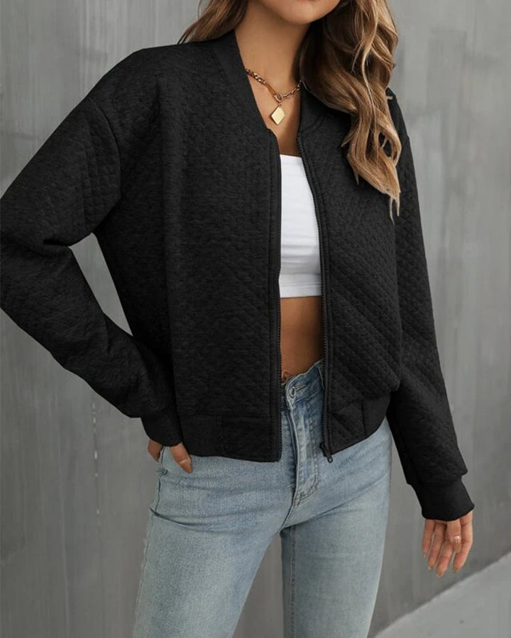 W&W Mode | Trendige Gesteppte Bomberjacke Für Damen
