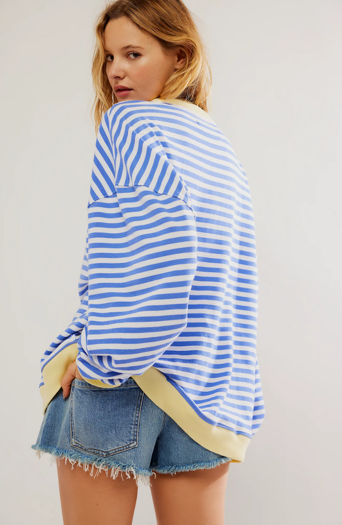 W&W Mode | locker gestreifter Pullover für Frauen
