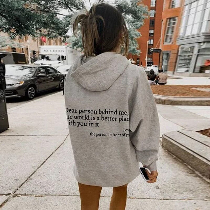 W&W Mode | Warmth Pullover mit Buchstabenaufdruck
