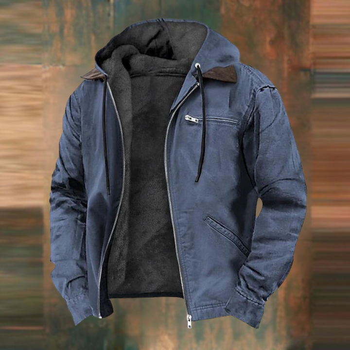 W&W Mode | Herren Kapuzenjacke für Komfort Stil