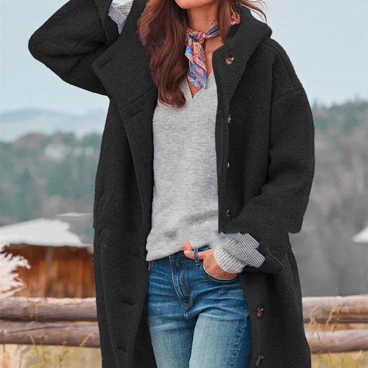 W&W Mode | Lässiger Lange Mantel für Damen | Stilvoll und Bequem