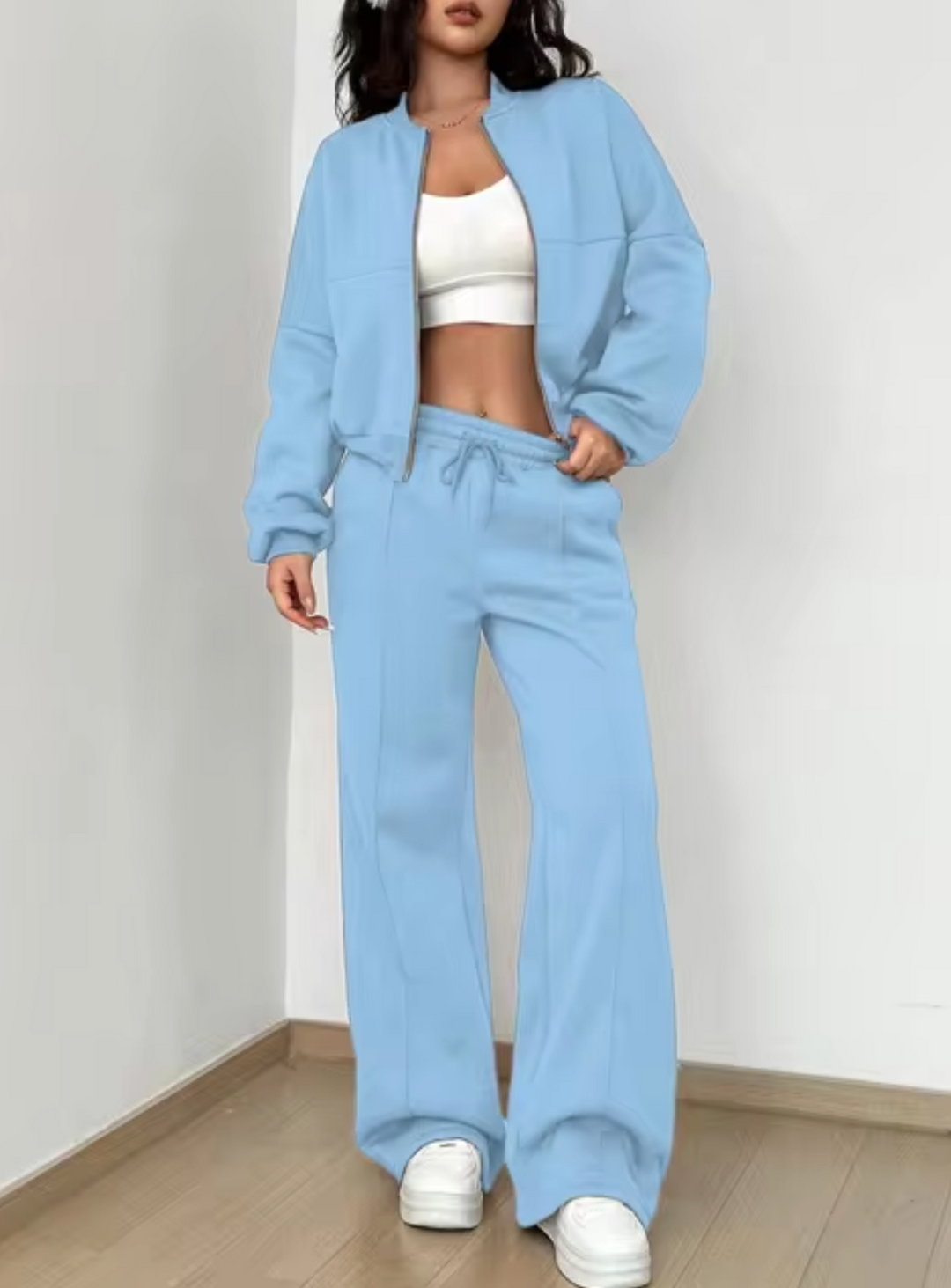 W&W Mode | Zip-Up Jacke Und Jogginghosen Set