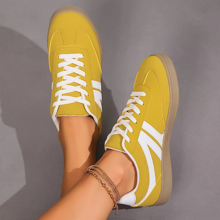 W&W Mode | Bequeme Damensneaker in Einfarbigen Farben
