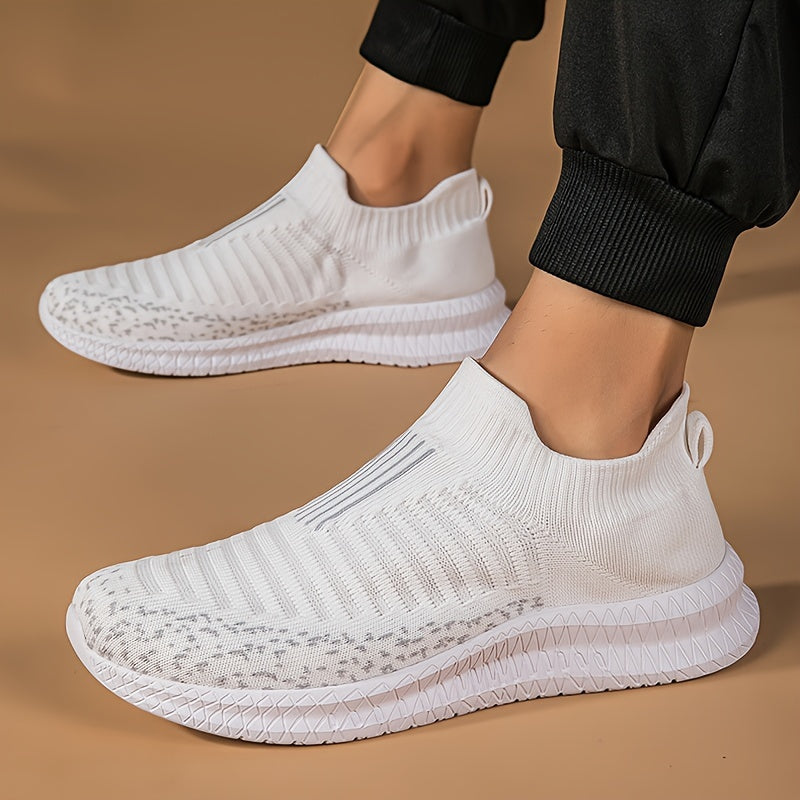W&W Mode | Atmungsaktive Slip-On-Sneaker mit Strick-Obermaterial
