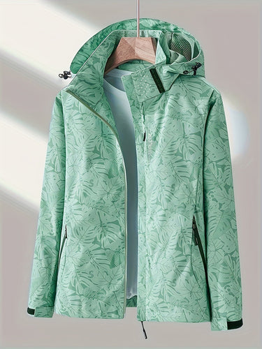W&W Mode | Wasserdichte Sommerjacke - Tarnung - Abnehmbare Kapuze