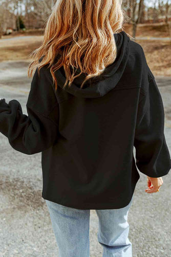 W&W Mode | Hoodie - lässige Damenjacke mit Reißverschluss und Brusttaschen