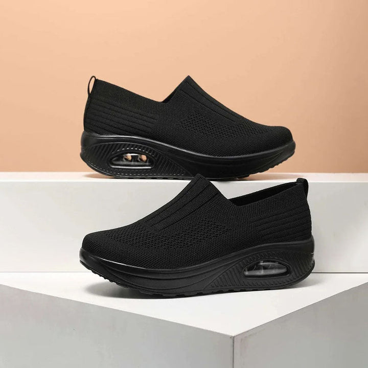 W&W Mode | Atmungsaktive Slip on Sneaker Mit Ergonomischer Sohle Für Damen