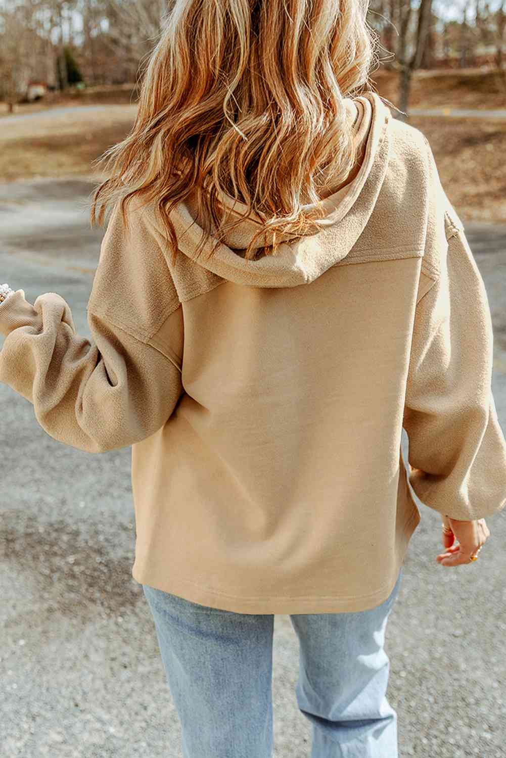 W&W Mode | Hoodie - lässige Damenjacke mit Reißverschluss und Brusttaschen