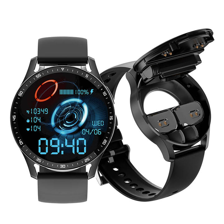 Smartwatch mit Bluetooth-Kopfhörern für iPhone und Android