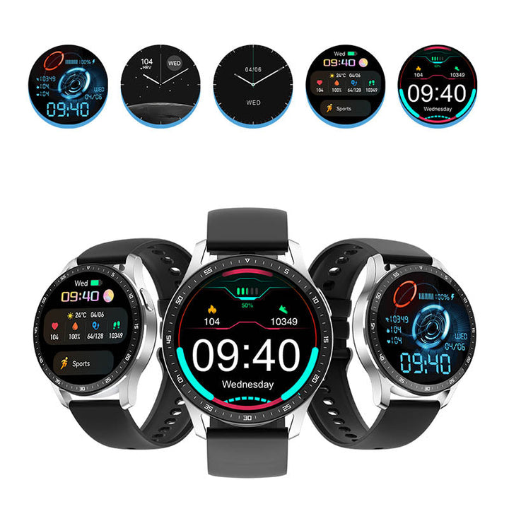 Smartwatch mit Bluetooth-Kopfhörern für iPhone und Android