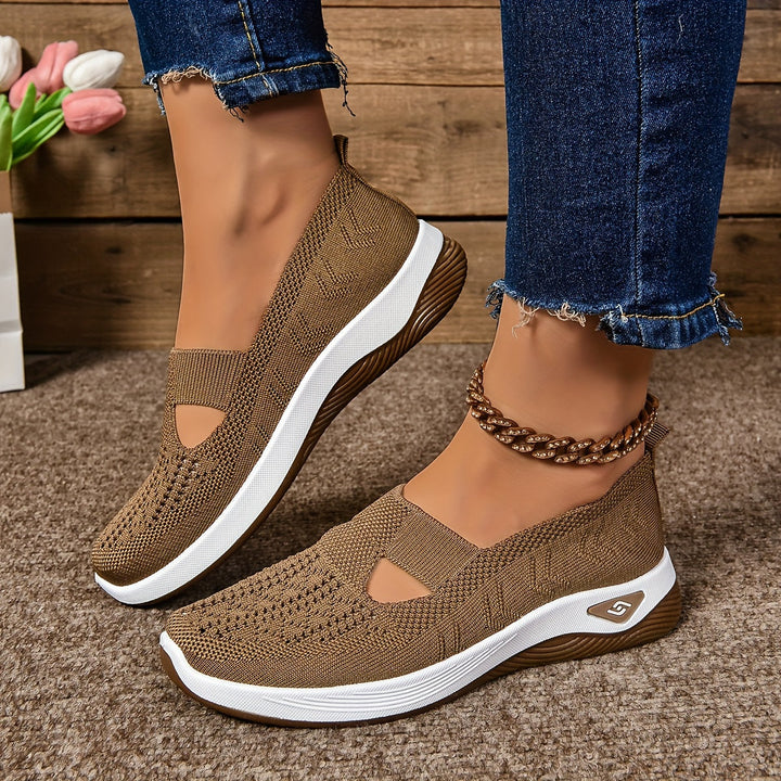 W&W Mode | Atmungsaktive Orthopädische Slip on Sneakers Für Damen