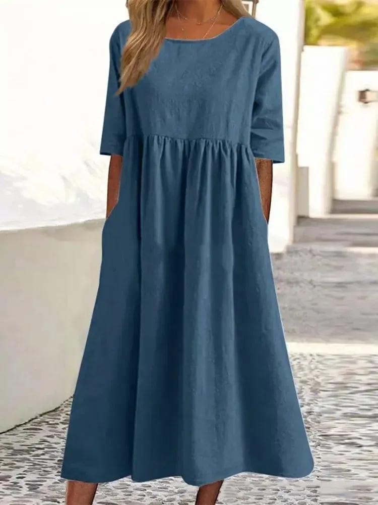 W&W Mode | Elegantes, Bequemes Baumwollkleid